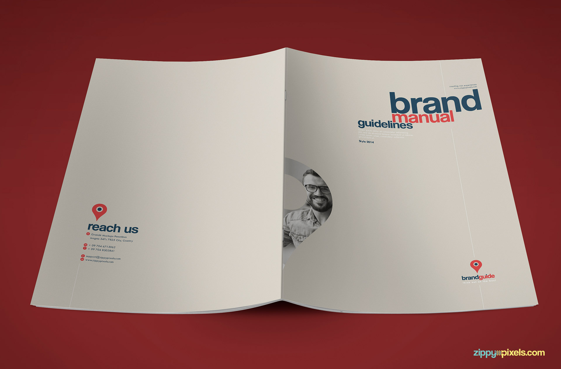 Artistic Brand Identity Manual Template-Brand Book | ZippyPixels