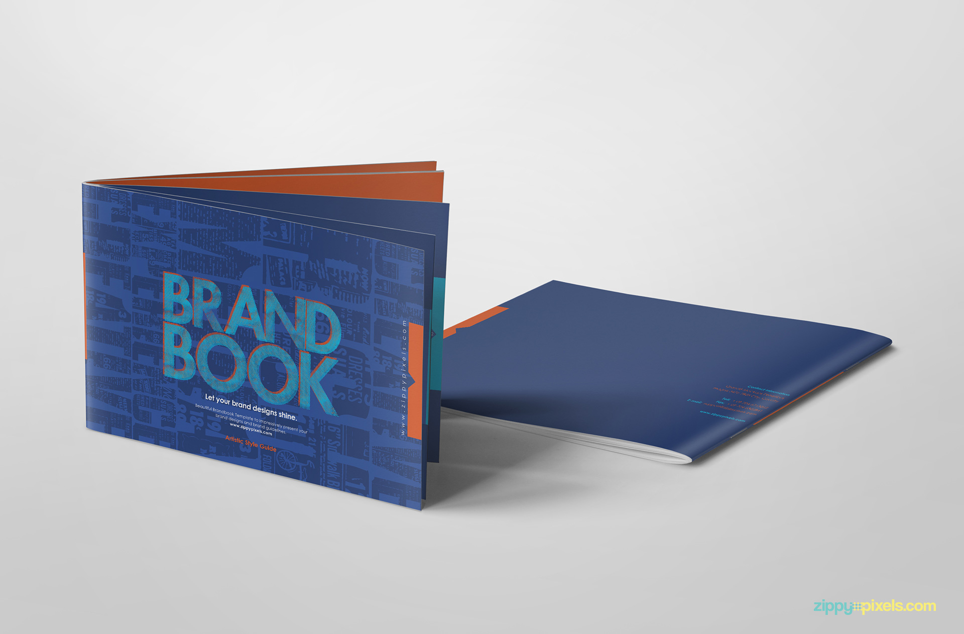 Download Free Brand Guidelines Template - Brandbooks | ZippyPixels
