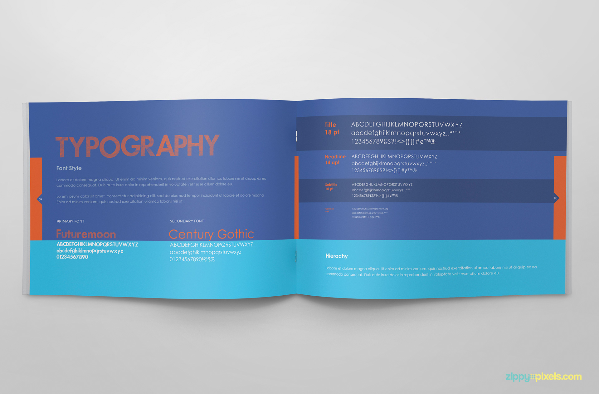 Free Brand Guidelines Template Brandbooks ZippyPixels