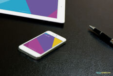 iPhone and iPad Mockup Professional Workspace