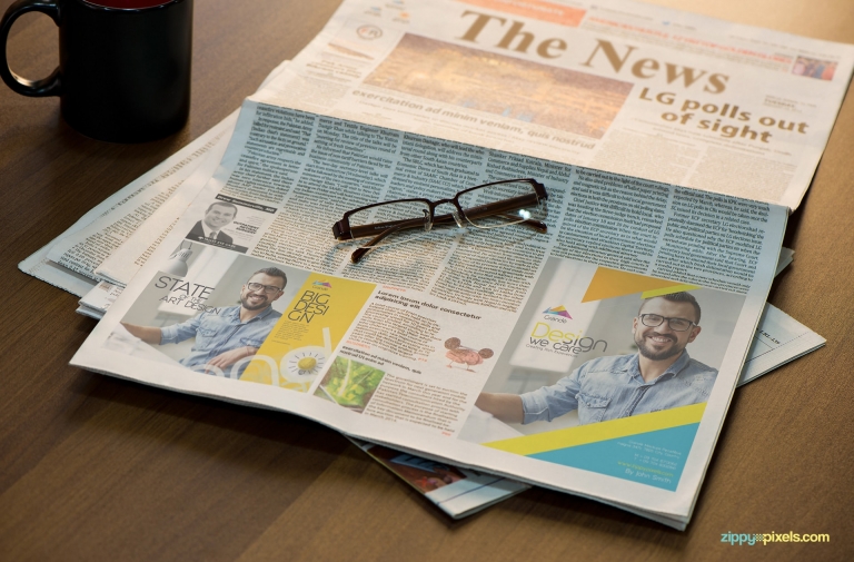 Newspaper Advertising Mockups Volume 2 [13 PSD Mockups]