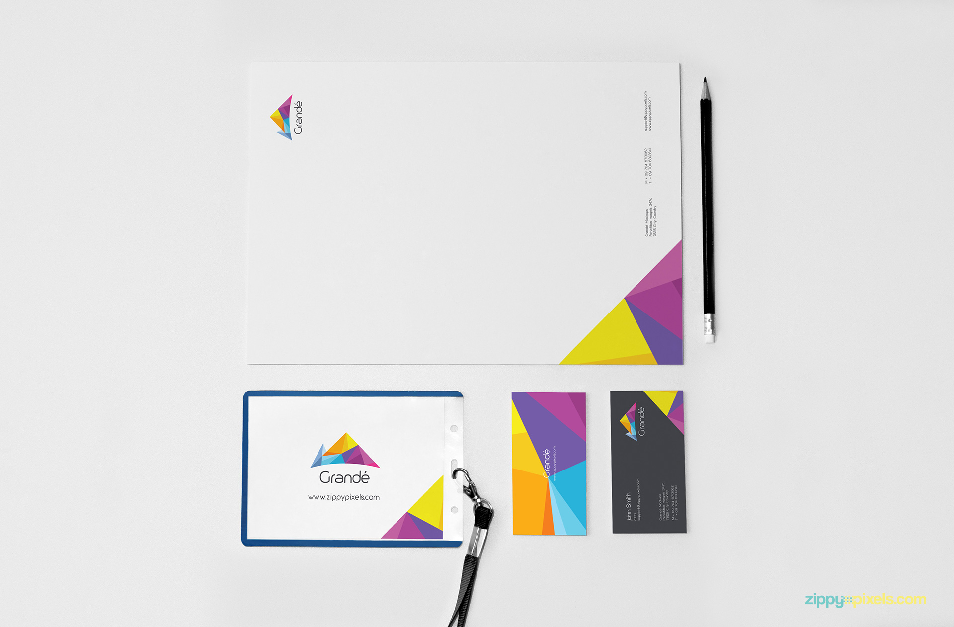 Download Free 8 Photorealistic Stationery Psd Mockups Zippypixels Yellowimages Mockups