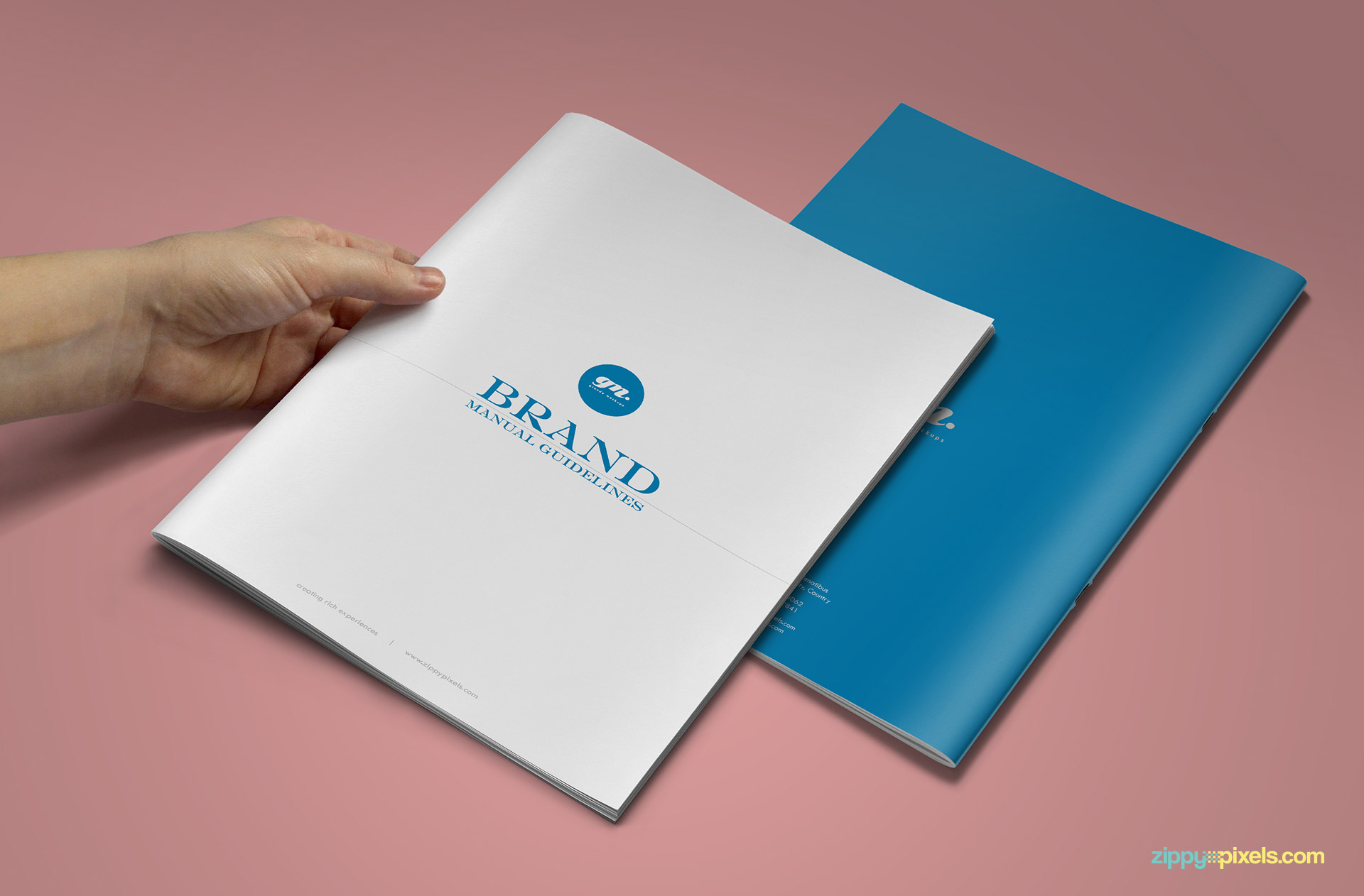 A Minimal & Professional Brand Logo, Complete Branding kit, & Brand Guide.