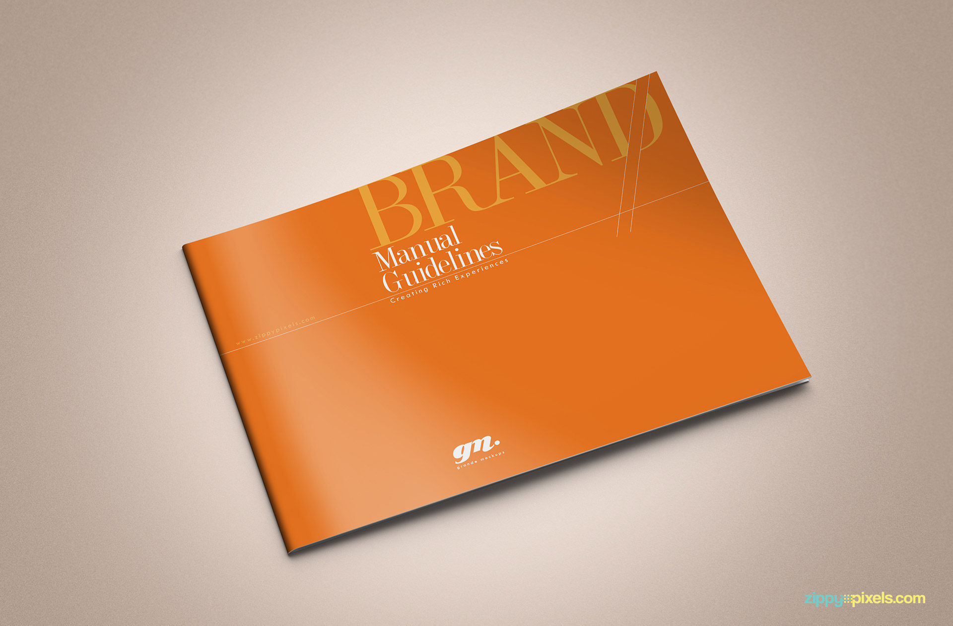 The Original Orange – Brand Book Template for Brand Guidelines