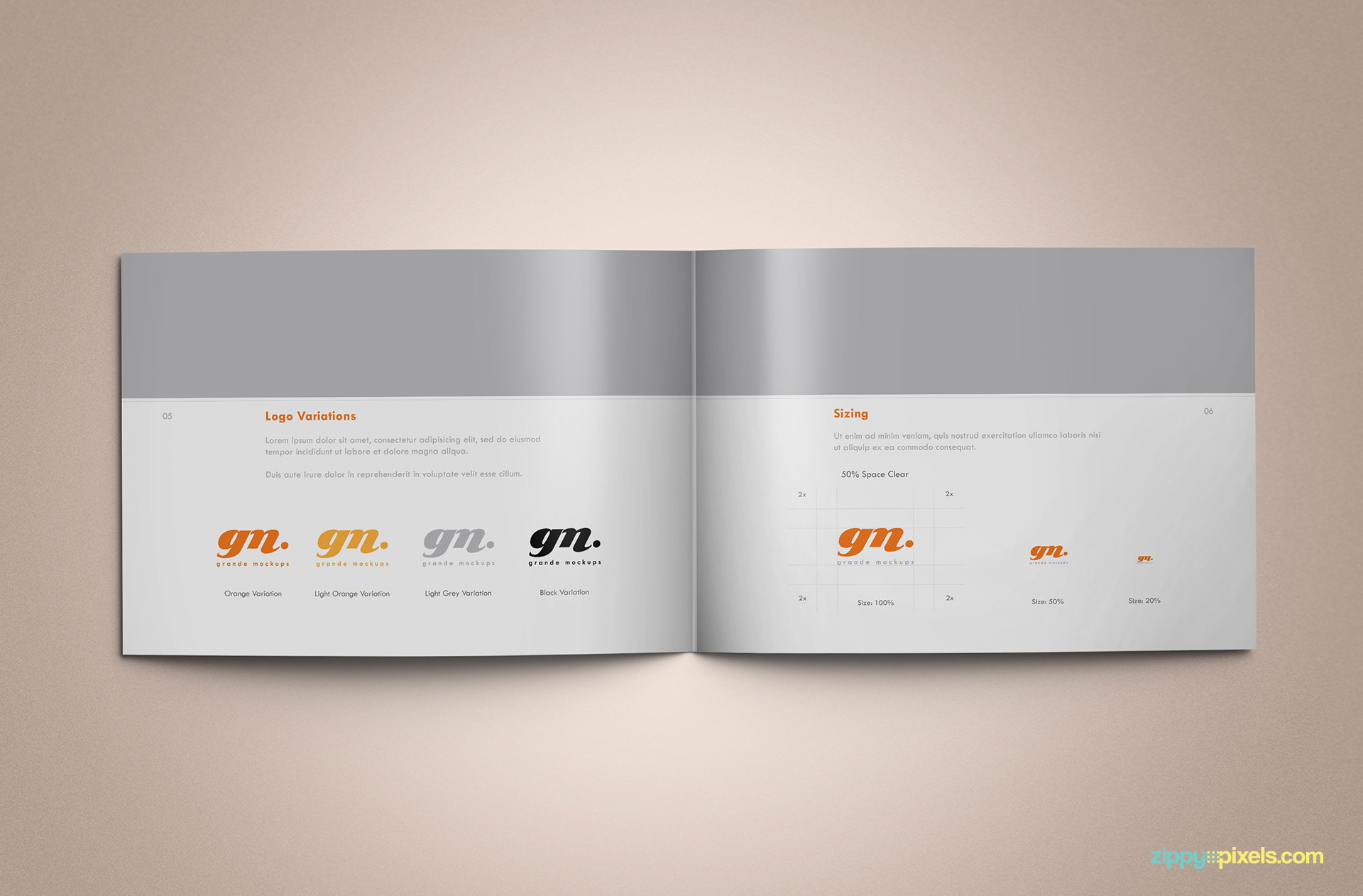 The Original Orange – Brand Book Template for Brand Guidelines