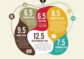 Marketing Infographics PSD Template