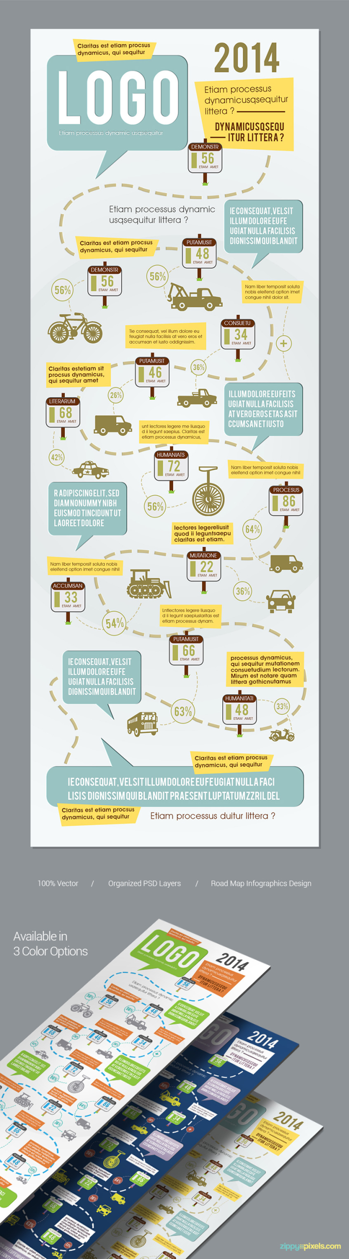 Infographics-road-map-vector-psd-template-presentation