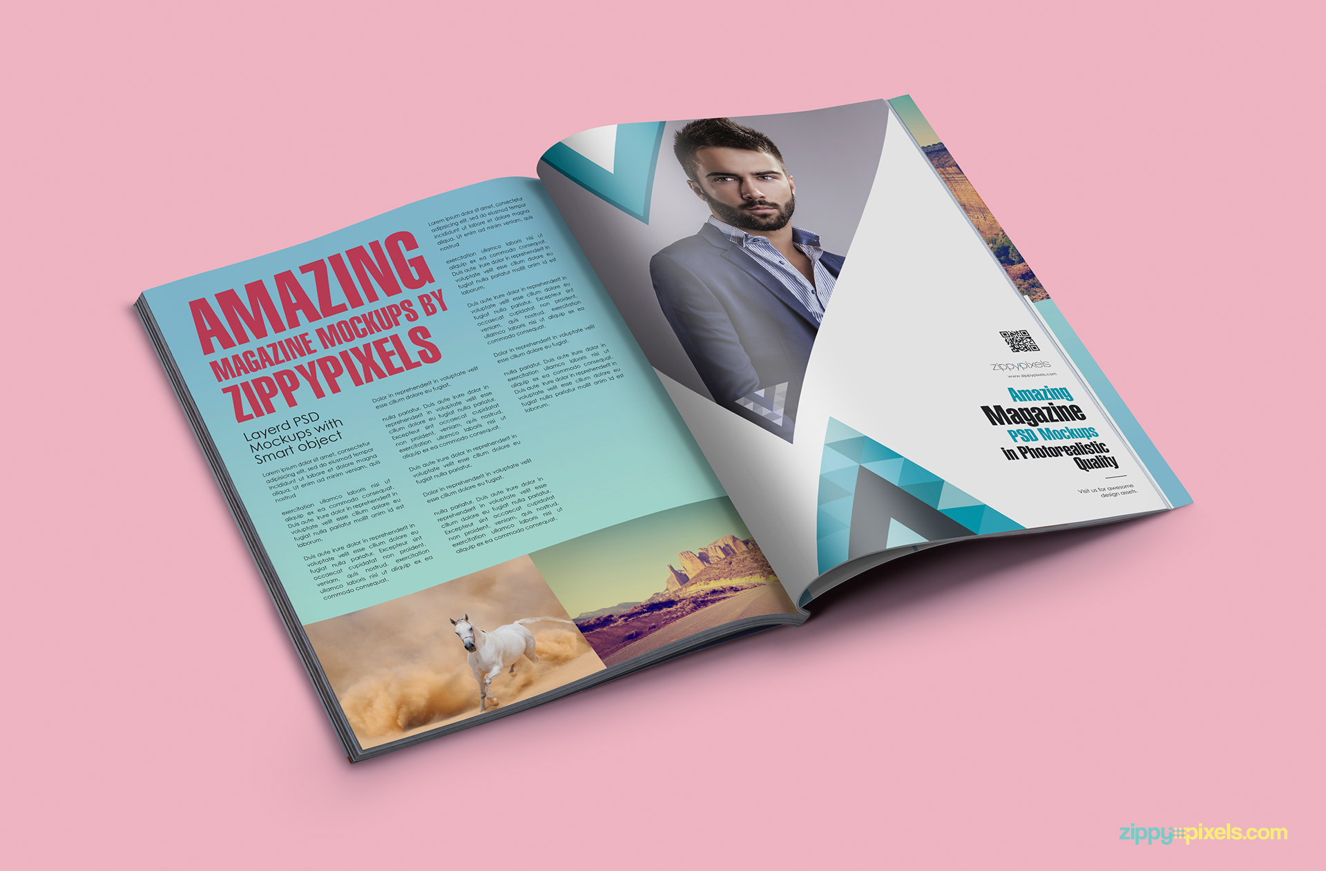 Download 15 Amazing PSD Magazine Mockups for Cover & Ad Designs ... PSD Mockup Templates