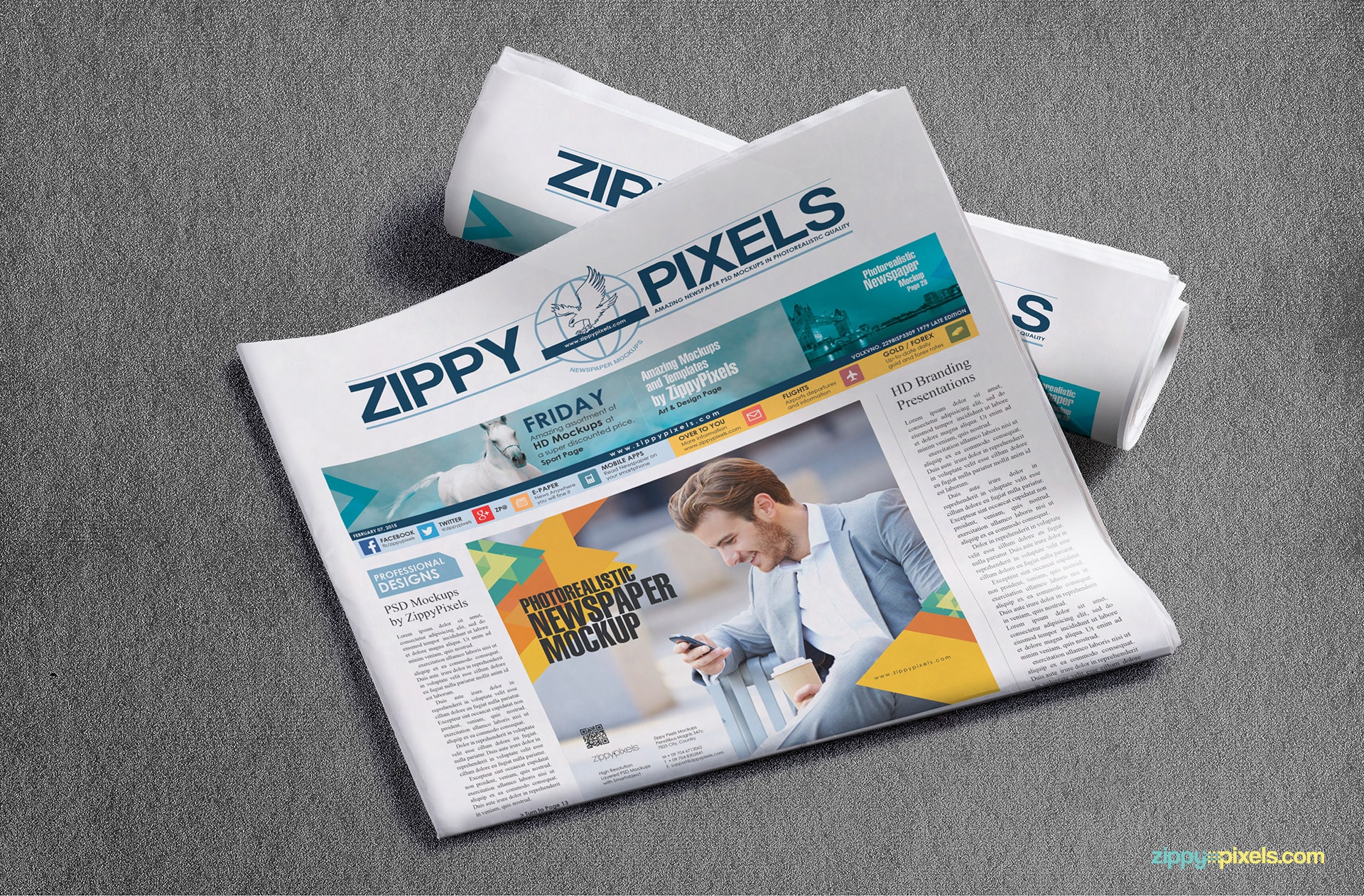 Download 13 Professional Newspaper PSD Mockups | ZippyPixels