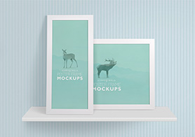 19 Customizable Elegant Poster Frame Mockups Vol 2