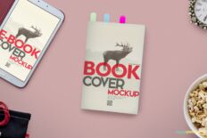 author book display mockup