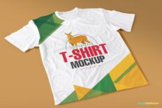 Flat Lay T-Shirt Mockup – Custom Apparel Design
