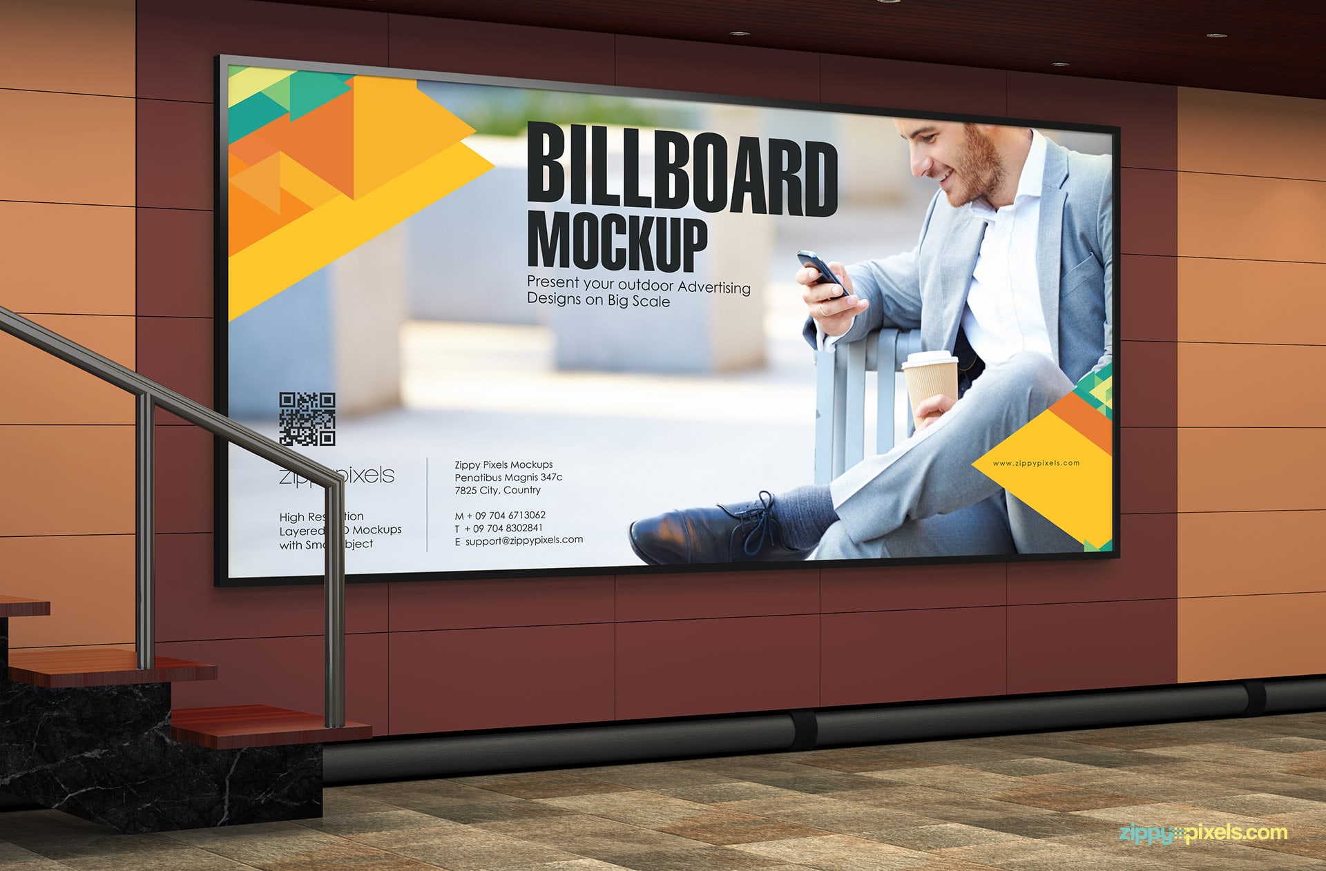 7 Outdoor Advertising Mockups Easy Edited