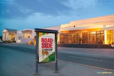 Nighttime Roadside Billboard Mockup – Illuminated Ad