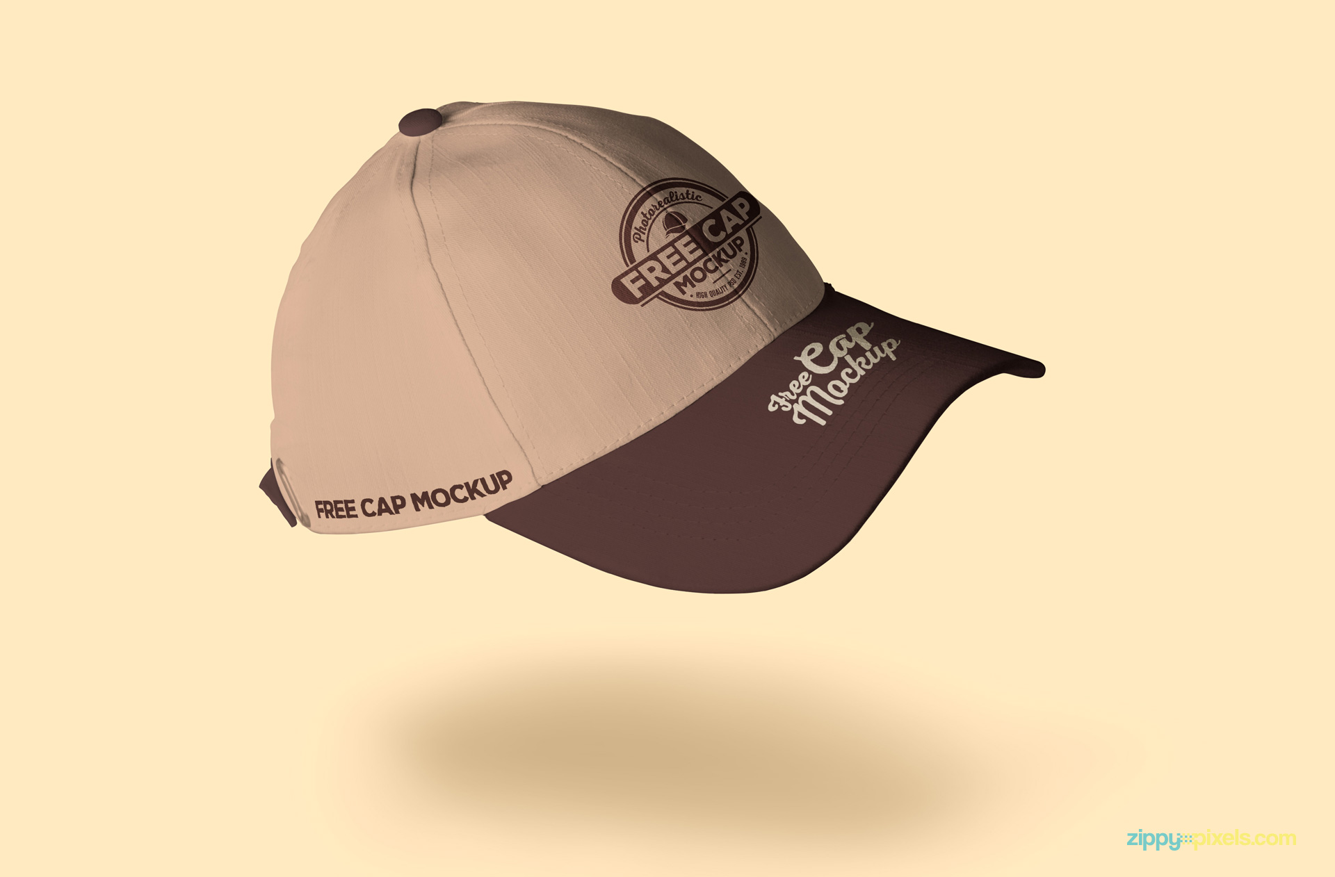 Baseball store cap mockup