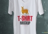 Trendy Free V-neck T-Shirt Mockup | ZippyPixels