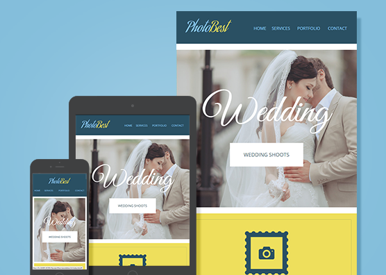 Responsive outlook email templates for Photography, Blogging or Retail.