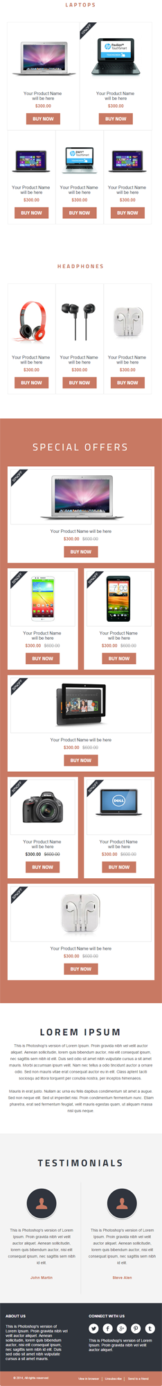 electroshop second half feature enrich email template