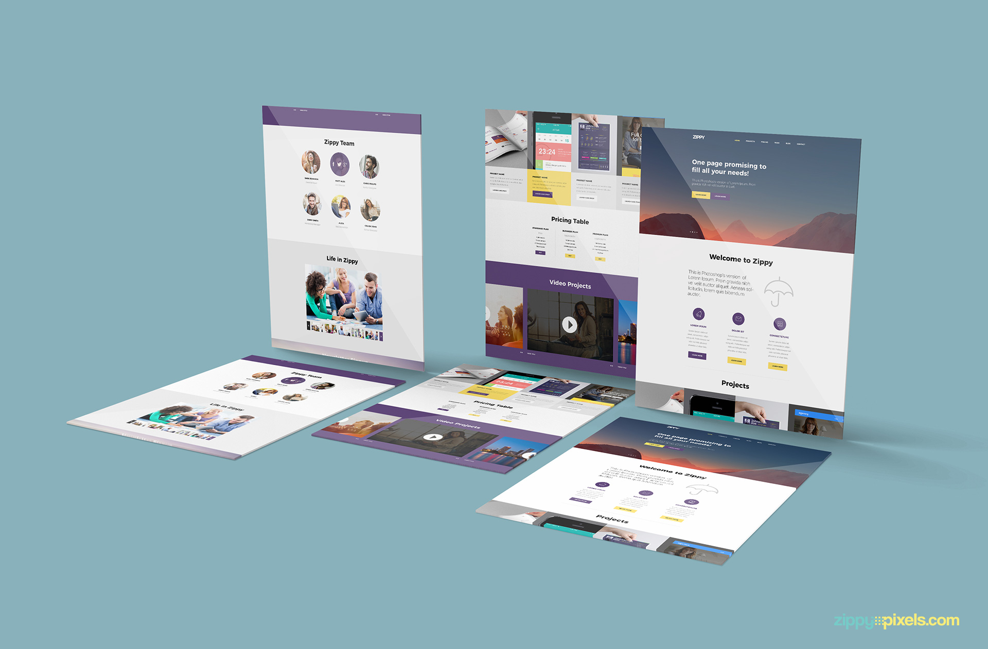 mockup presentation website