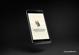 Free PSD Android Mockups – HTC One M8