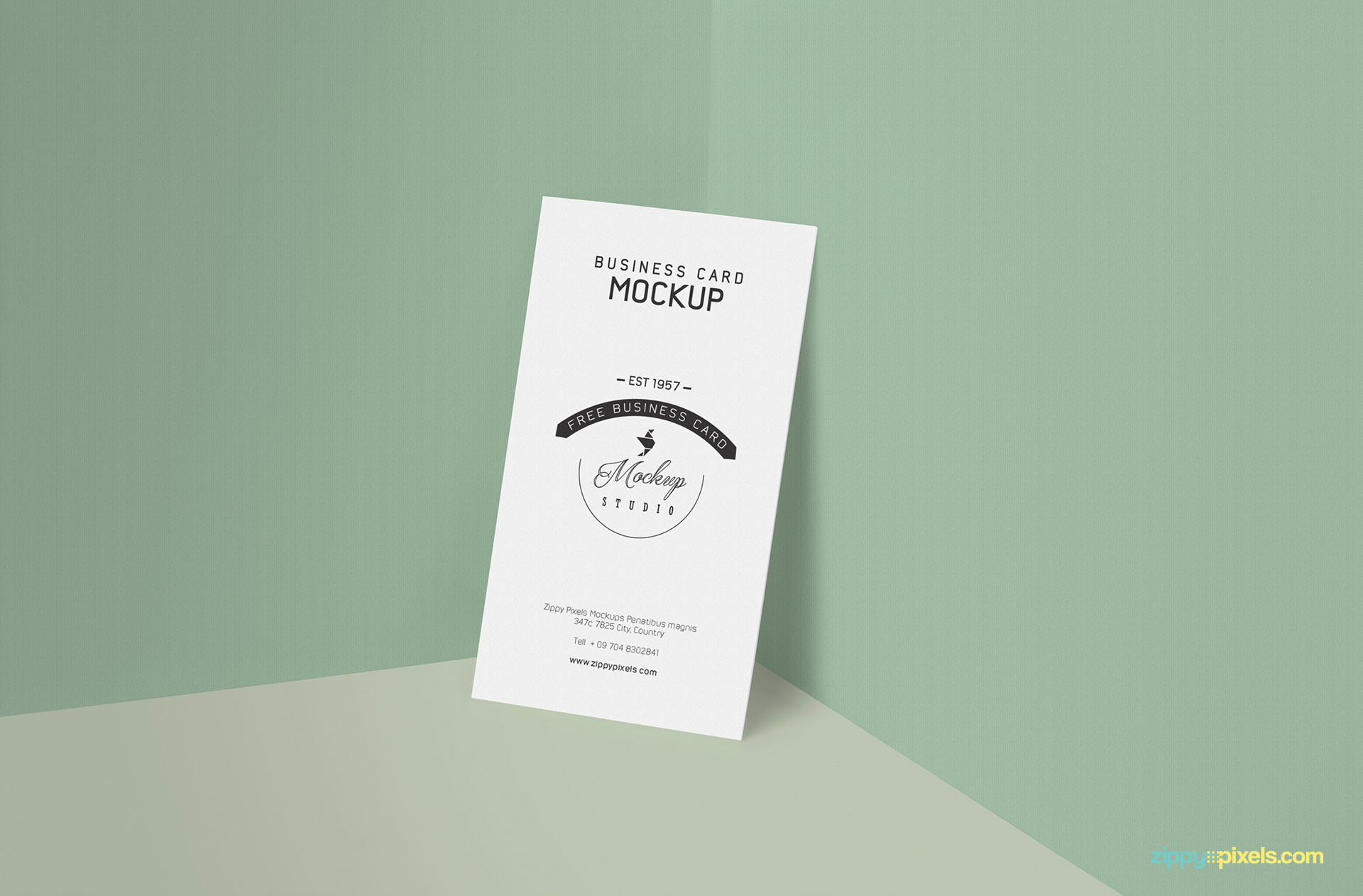 Download Free Business Card Mockup Zippypixels