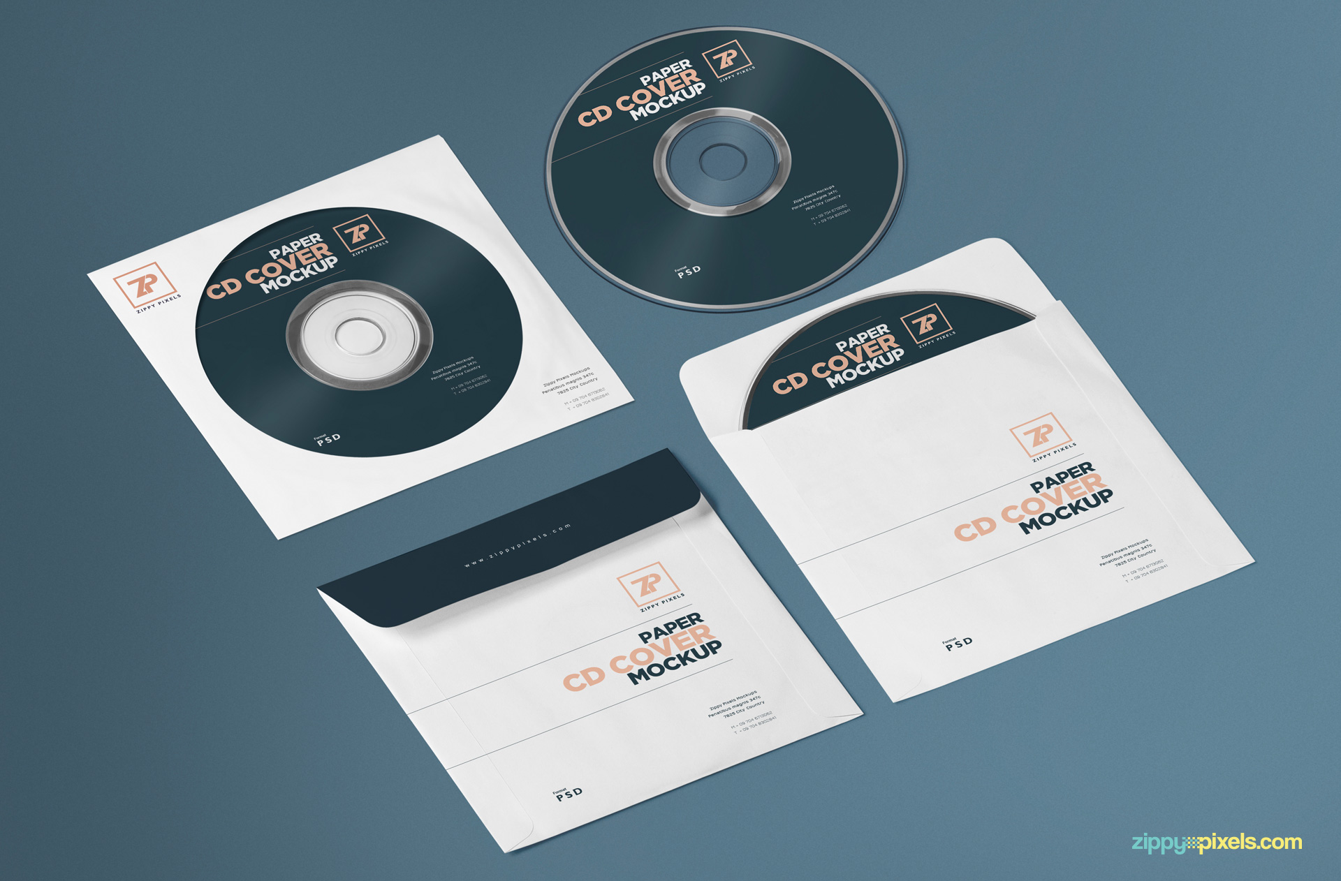 Download Free Paper Cd Cover Mockup Cd Mockup Psd Zippypixels Yellowimages Mockups