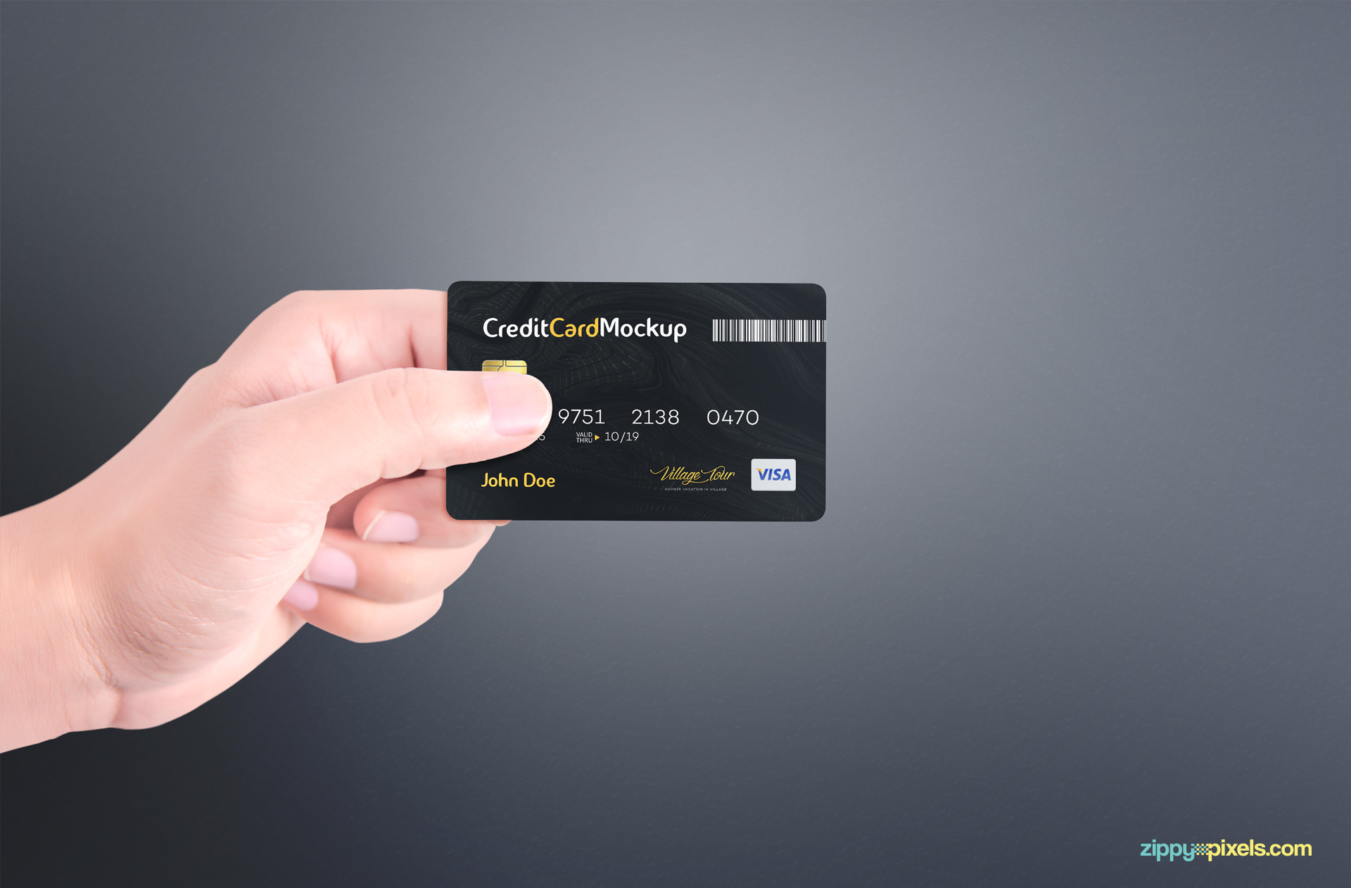 Download Free Credit Card Mockup Zippypixels Yellowimages Mockups