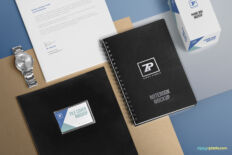 Notebook & File Cover Mockup Set – Office Essentials