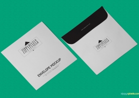 Download Envelope Mockup | Free PSD Download | ZippyPixels