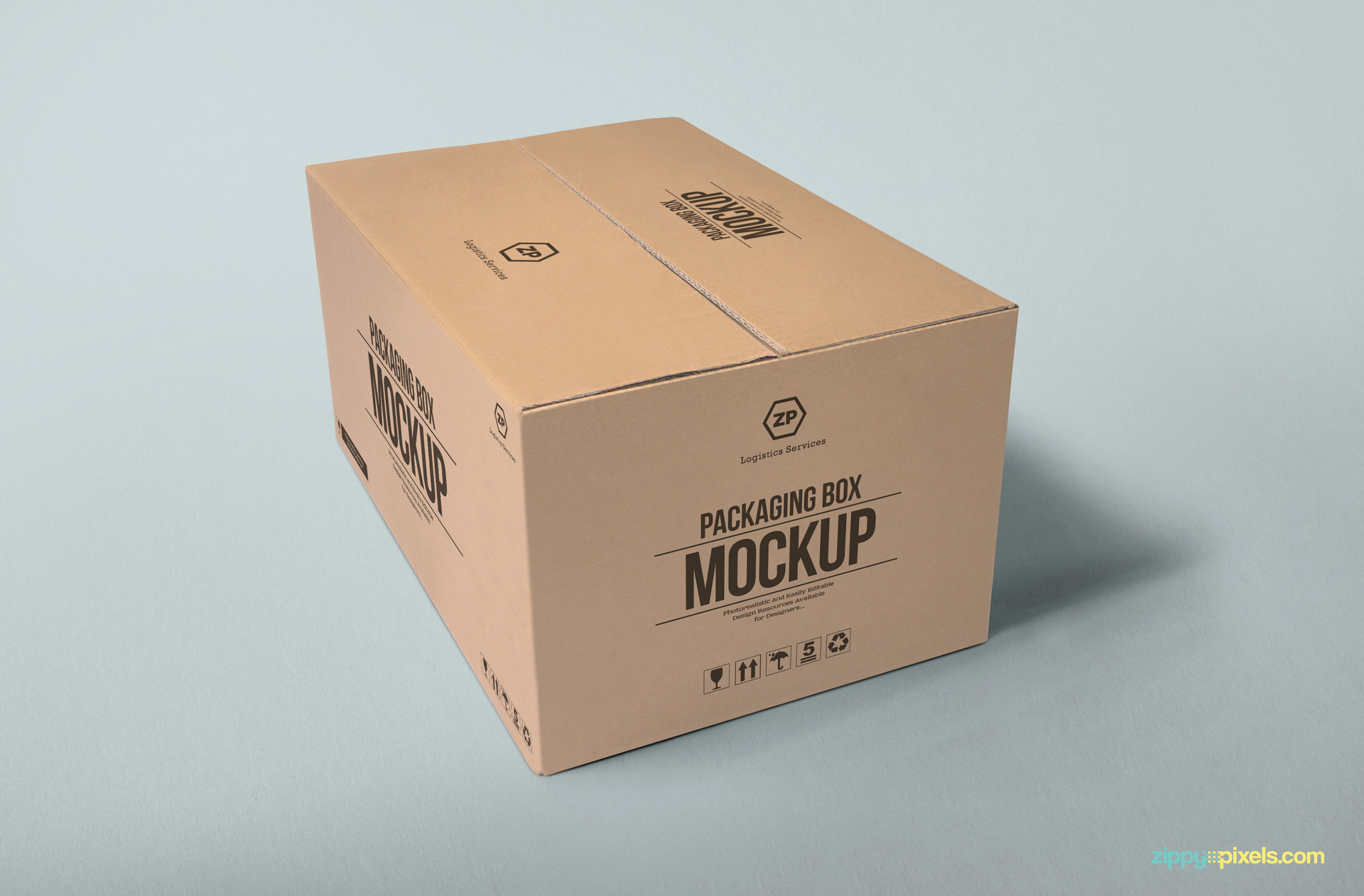 Download Packaging Box Mockup | Free PSD Download | ZippyPixels