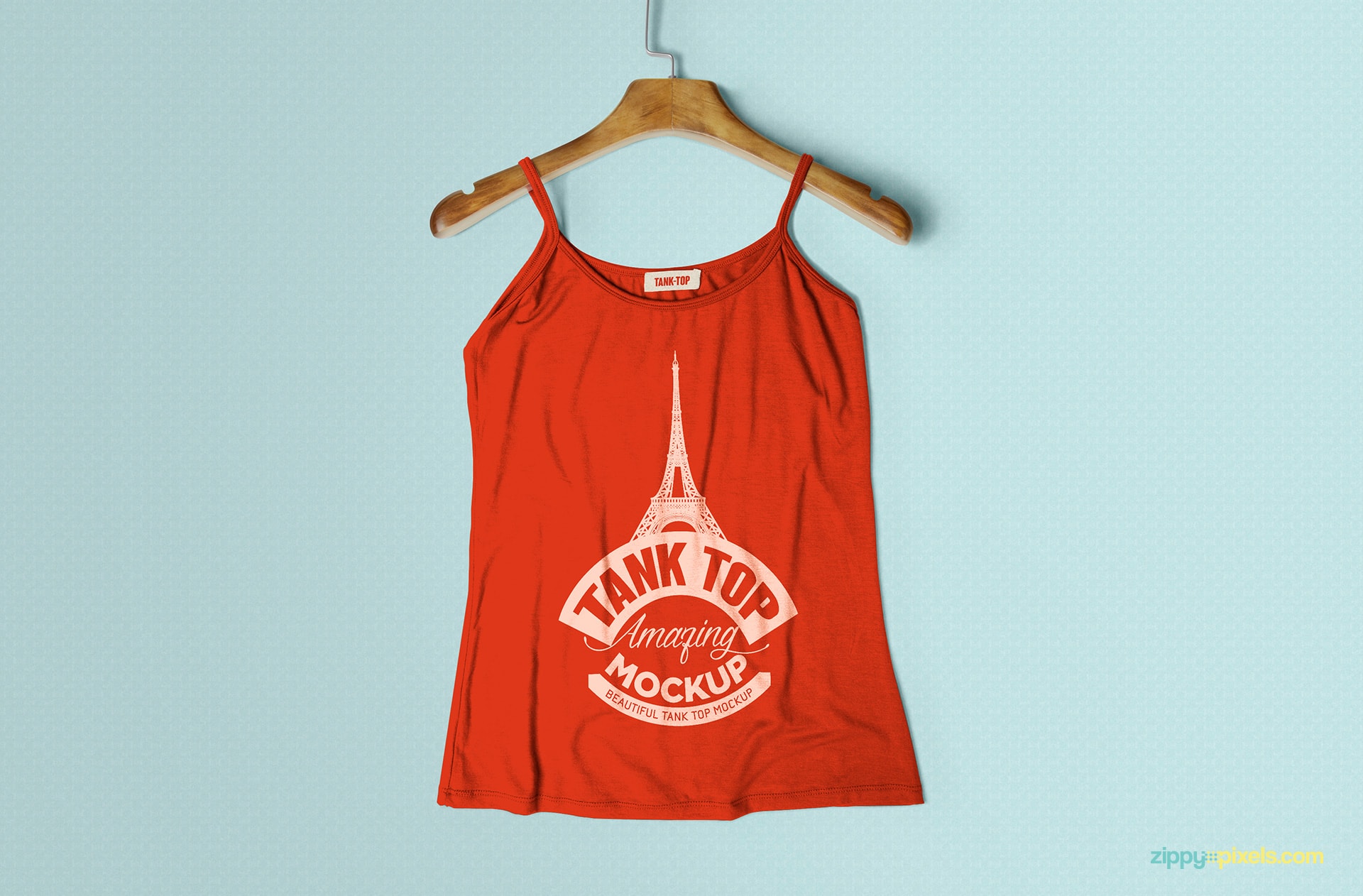 free tank top mockup to showcase your female apparel designs