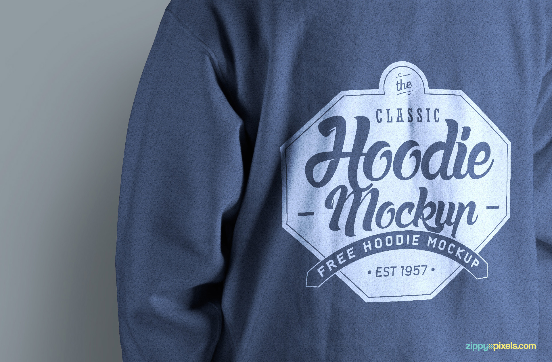 Photorealistic hoodie mockup for designers