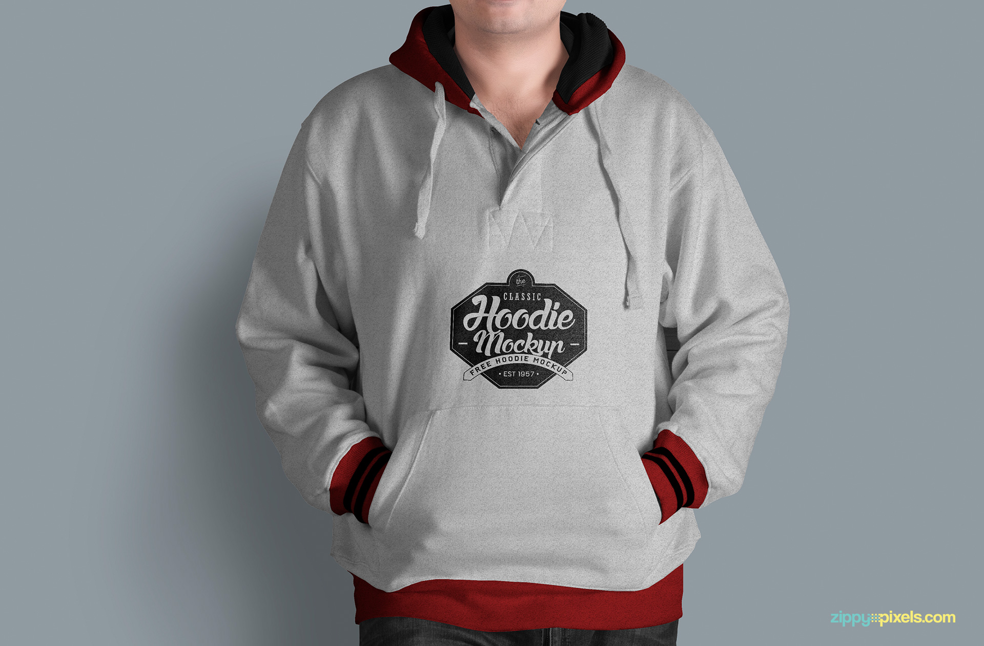 Download Hoodie Mockup | Free PSD Download | ZippyPixels PSD Mockup Templates