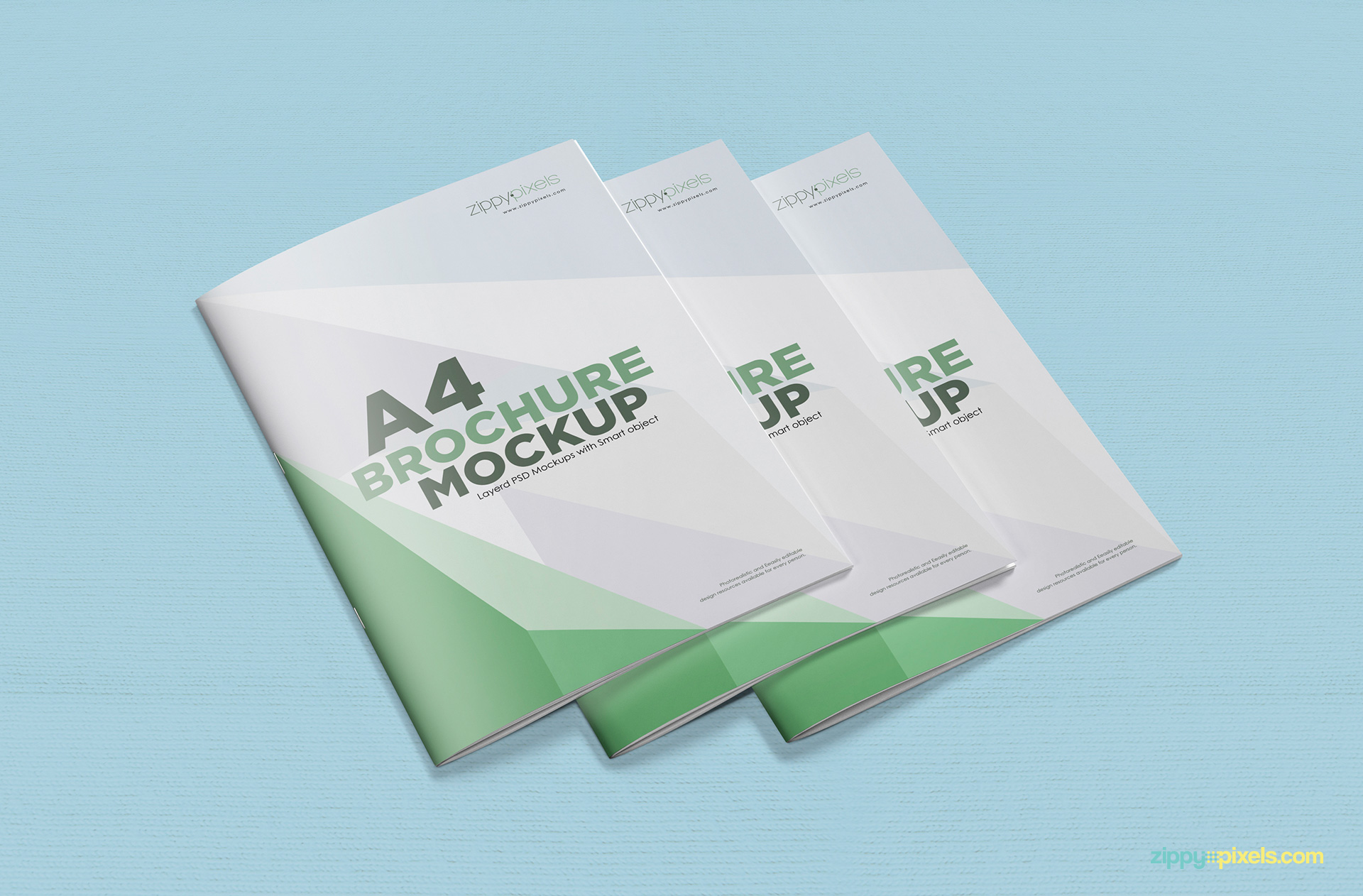 Download A4 Brochure Mockup | Free PSD Download | ZippyPixels