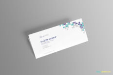 Z-Fold Brochure Mockup with Editable Layers