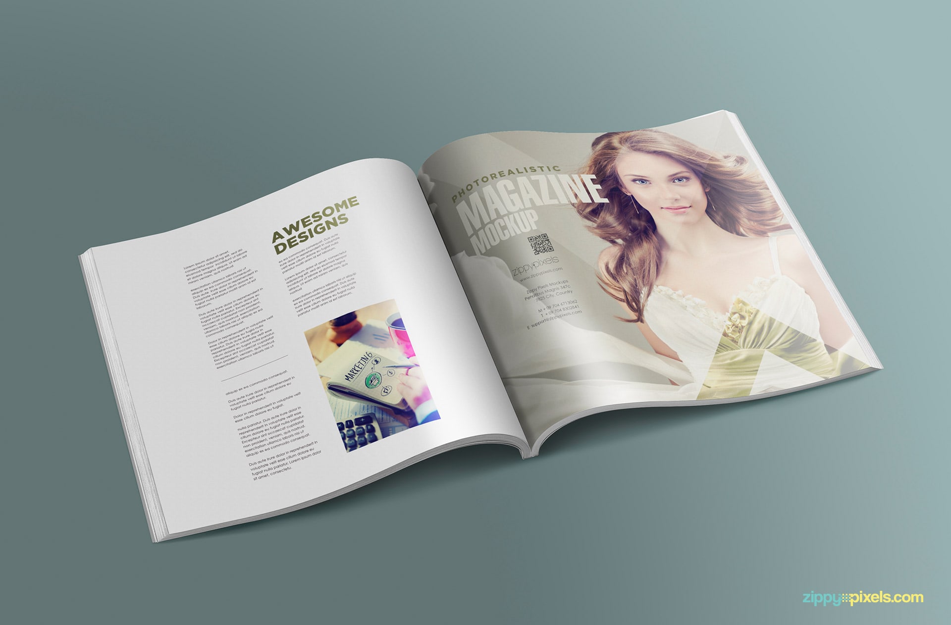 Download 17 Open Magazine Mockups Zippypixels PSD Mockup Templates