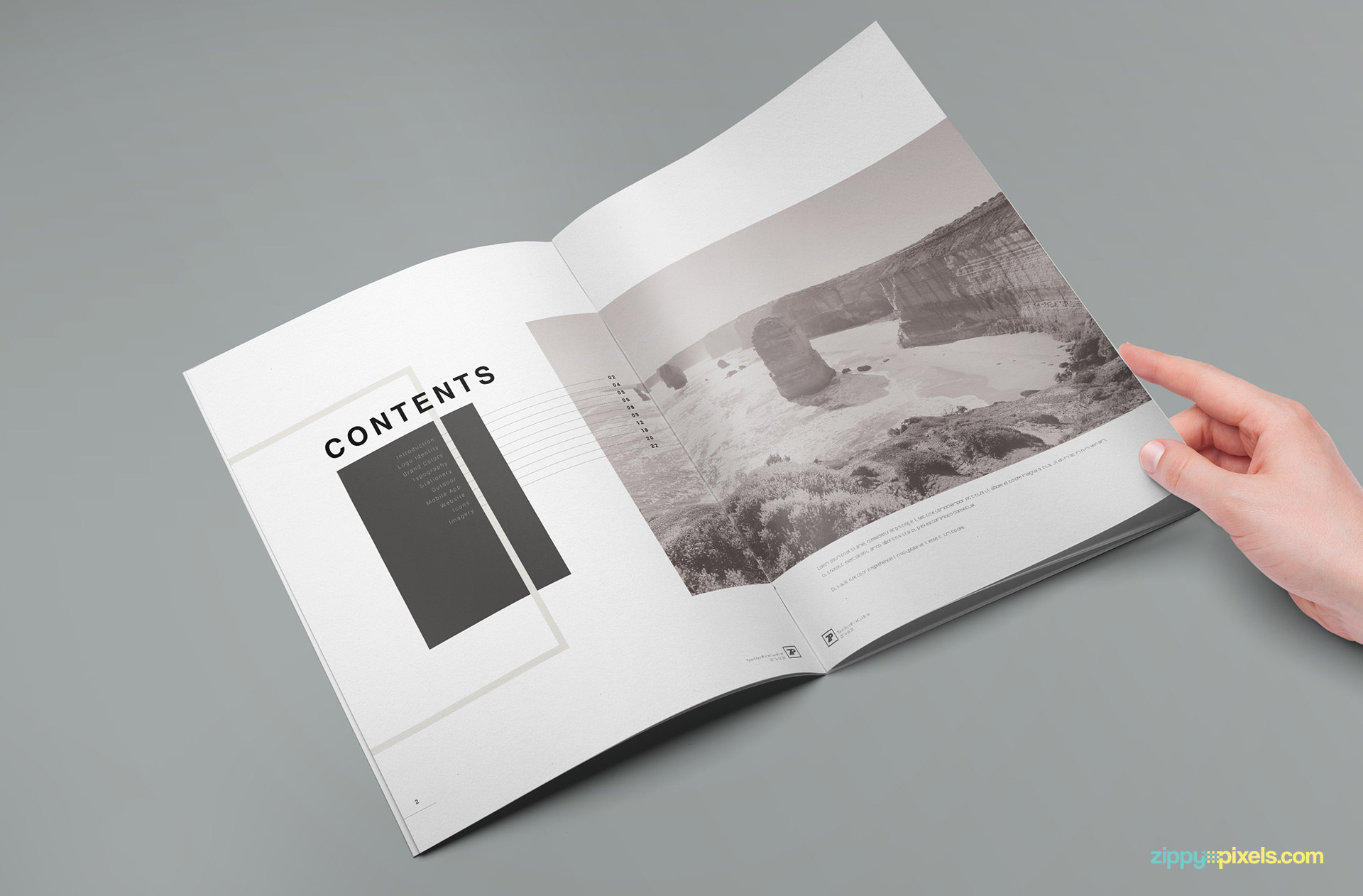 22 page indesign brand template