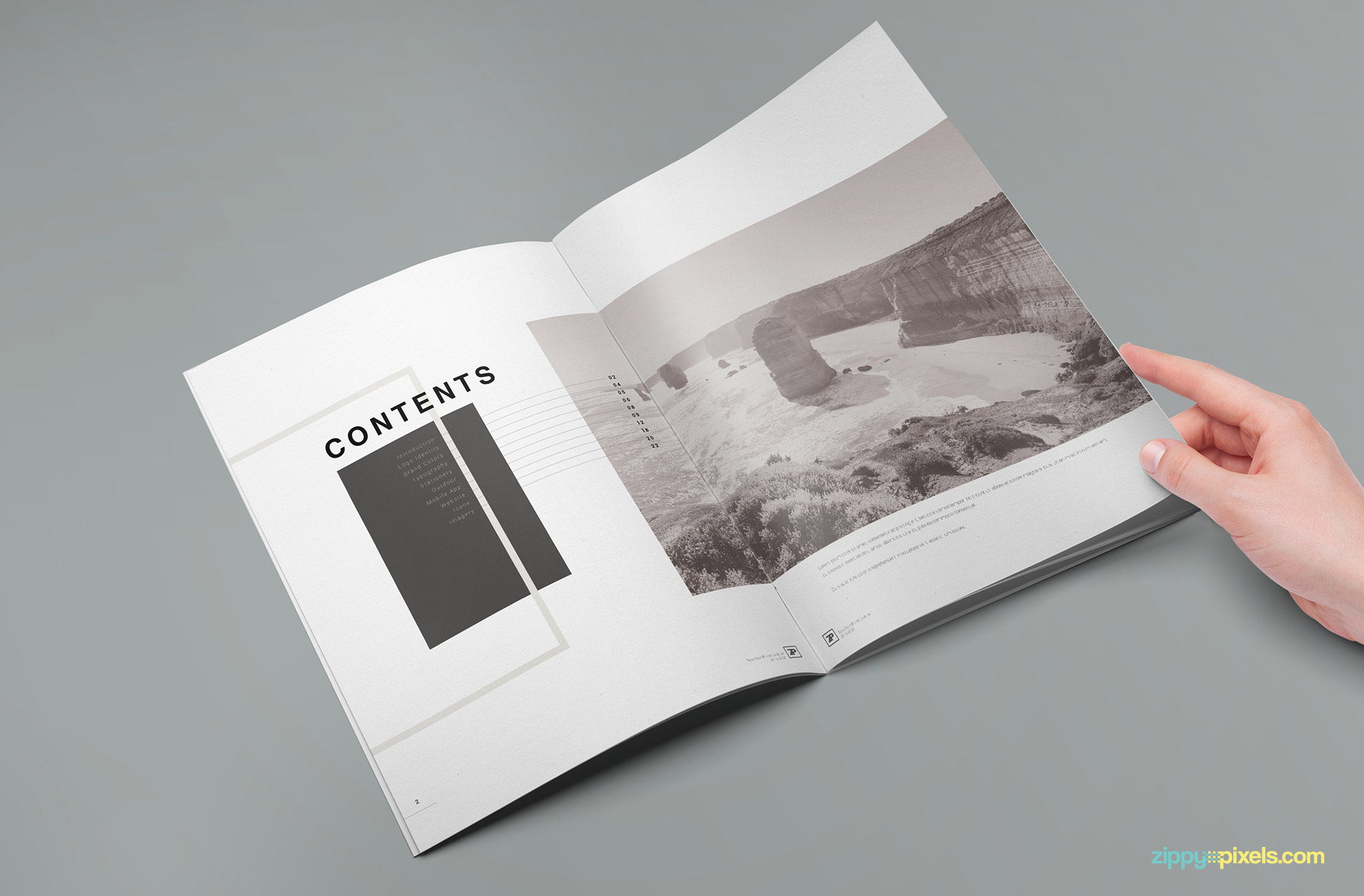 book template indesign