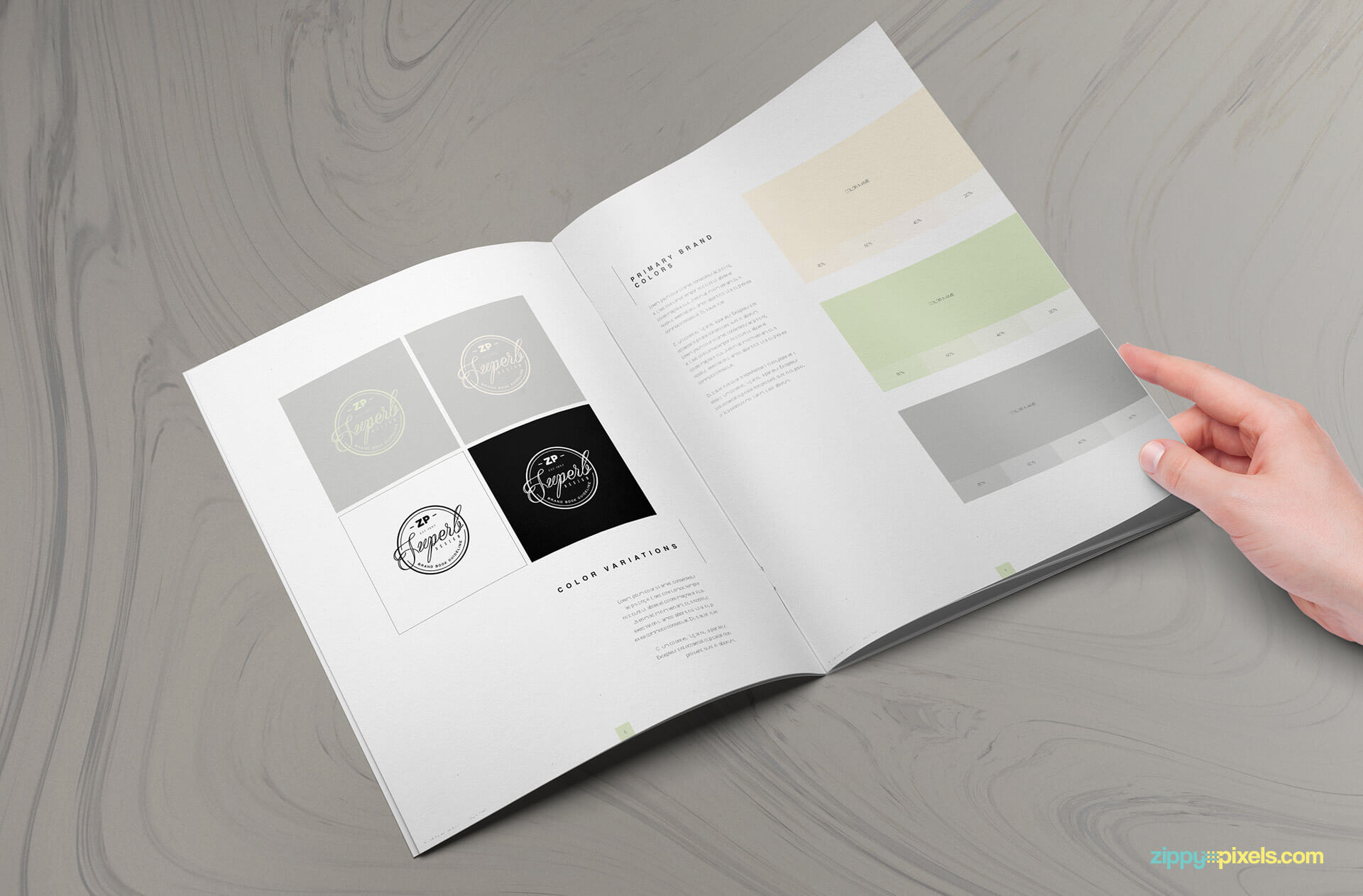 The Prestige – Brand Manual Template (Adobe InDesign, Adobe Illustrator & Adobe PDF)