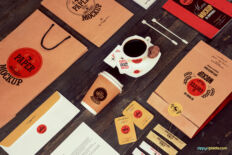 coffee business logo presentation