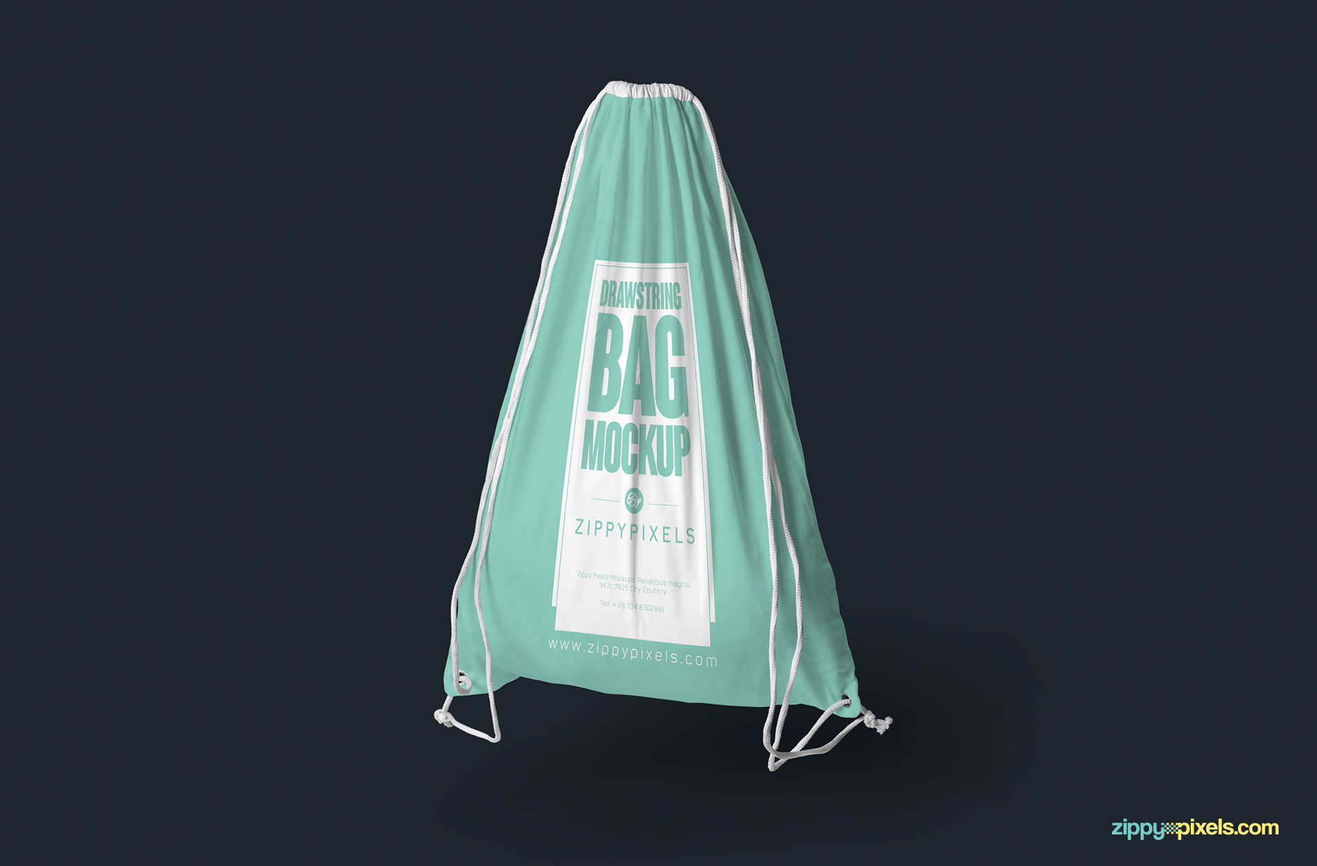 Download Backpack Mockup | Free Drawstring Mockup PSD Download | ZippyPixels