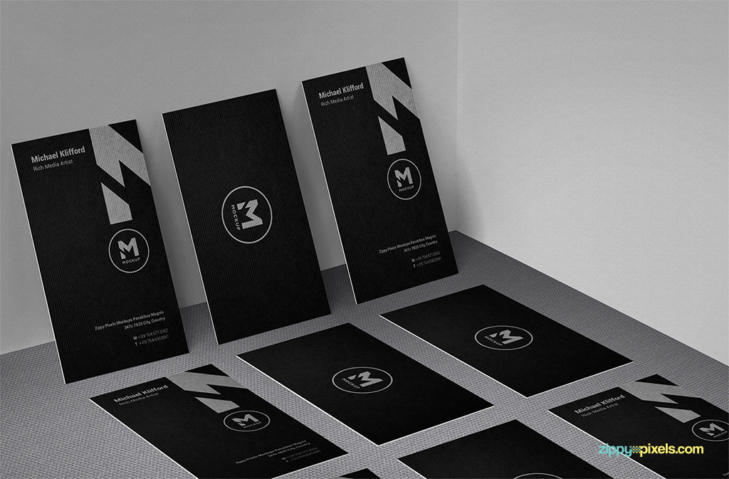 showcase your card designs in a simple yet elegant way