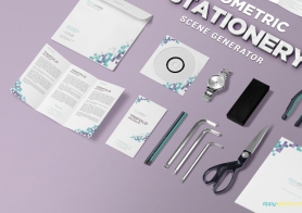 designer workspace mockup