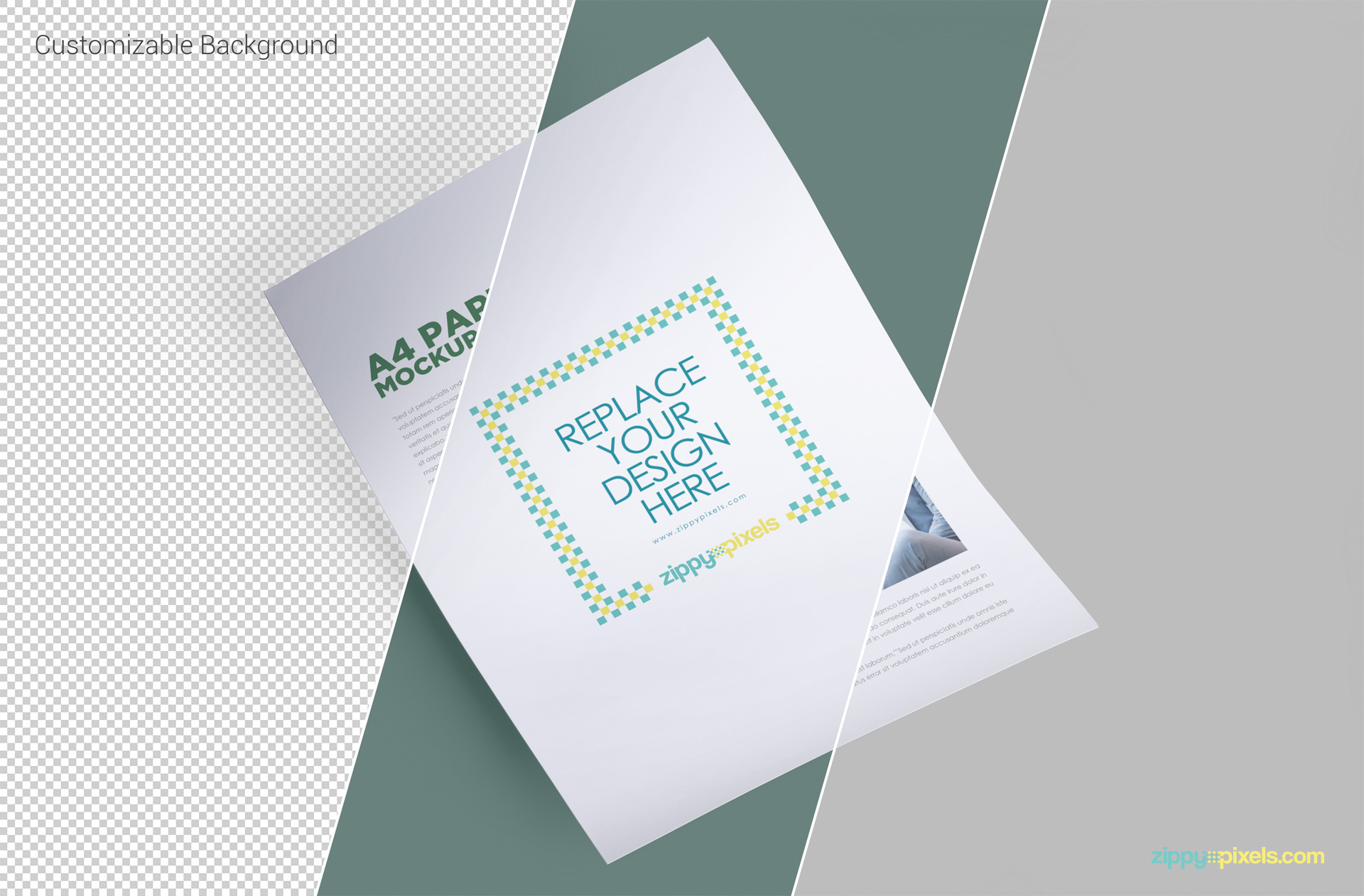 Download Free Letterhead Mock Up In A4 Size Zippypixels