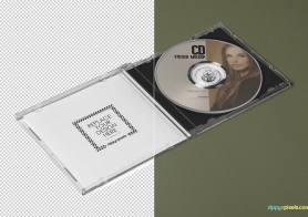 audiobook CD case PSD