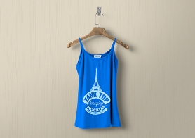 Free Women’s Tank Top Mockup PSD In Hi-Res Detail