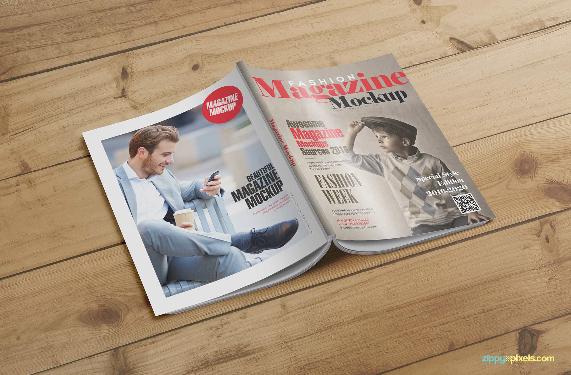 Download Magazine Cover Mockups Inner Page Mockups Zippypixels