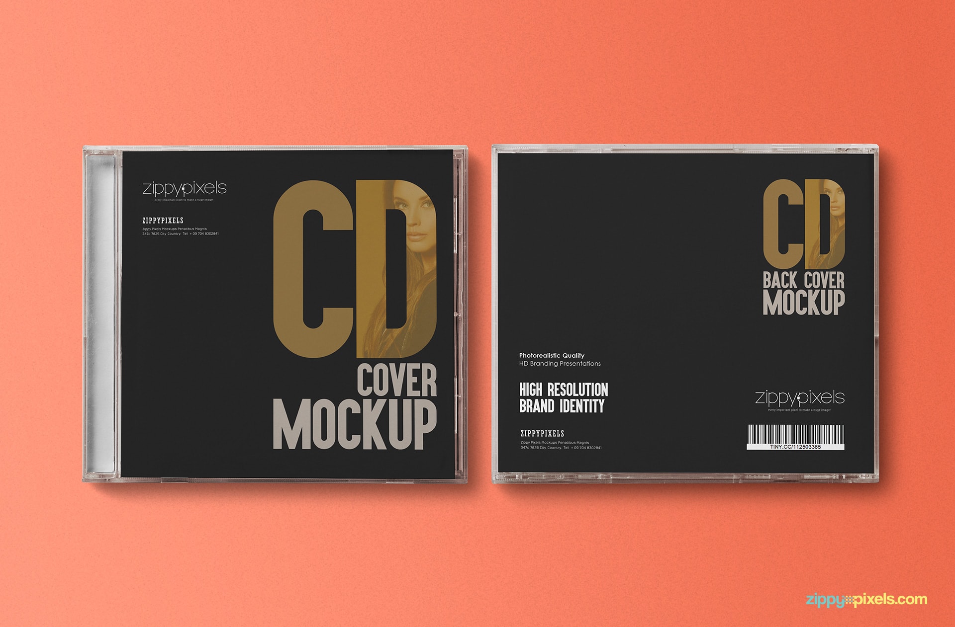 Download Cd Jewel Case Cd Label Mockup Free Psd Download Zippypixels