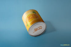 Hand-Held Food Can Mockup – Realistic Presentation
