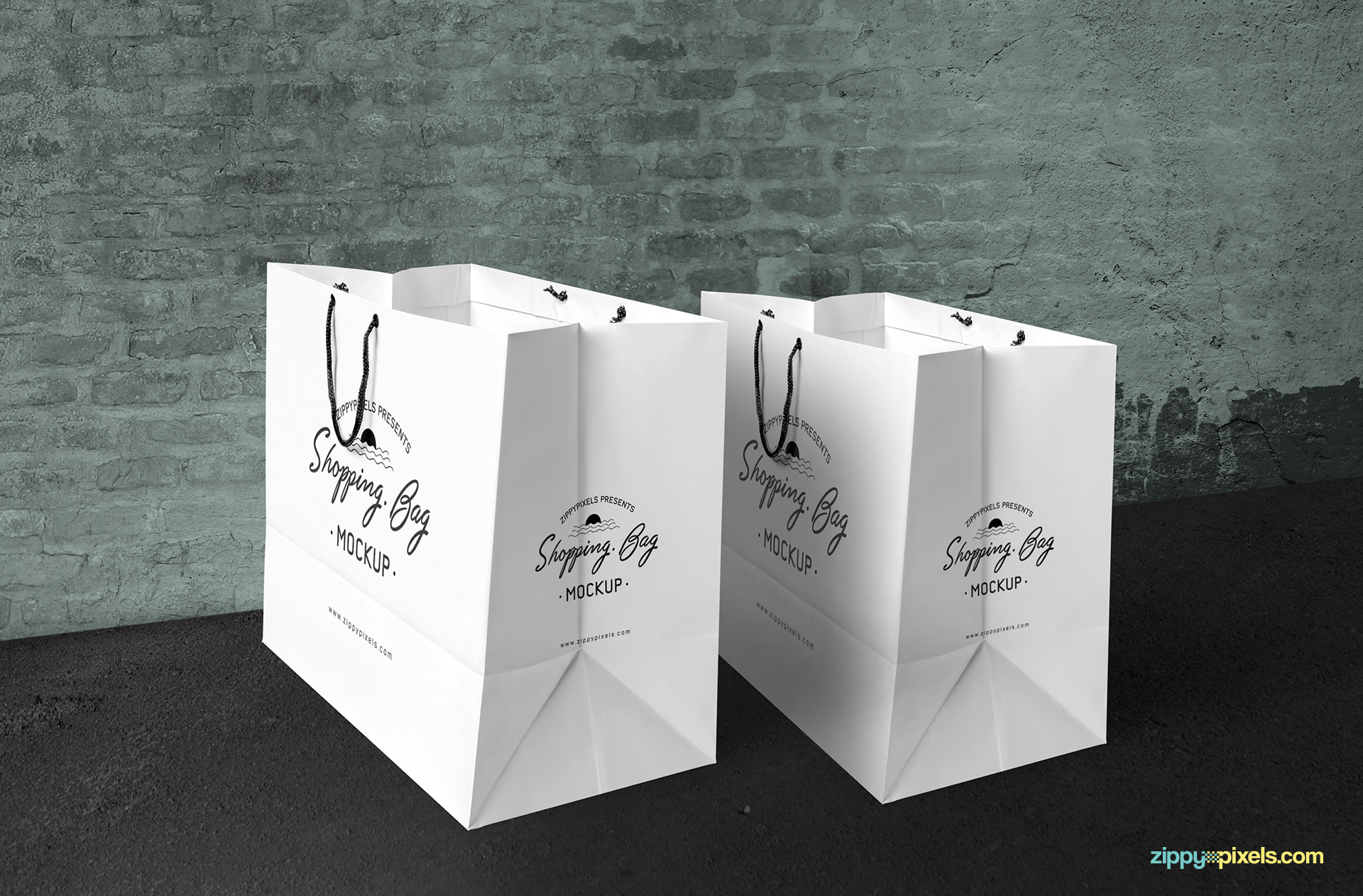 Download Free Shopping Bag Mockup PSD | ZippyPixels